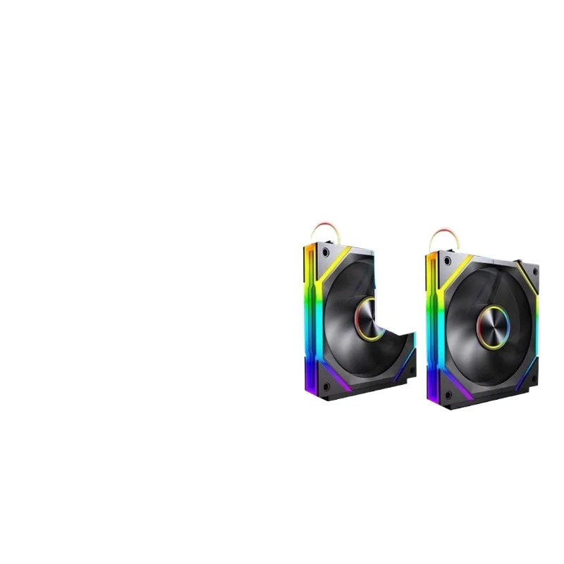 

Building block fan LINKCOOL 12CMARGB Shenguang synchronous PWM temperature control shock absorption
