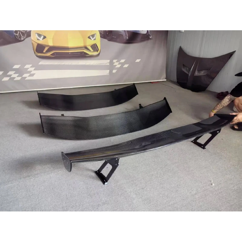 Superior Quality GT Style Carbon Fiber Roof Spoiler Aerodynamically Optimized Torsion-resistant Modified Body Panel