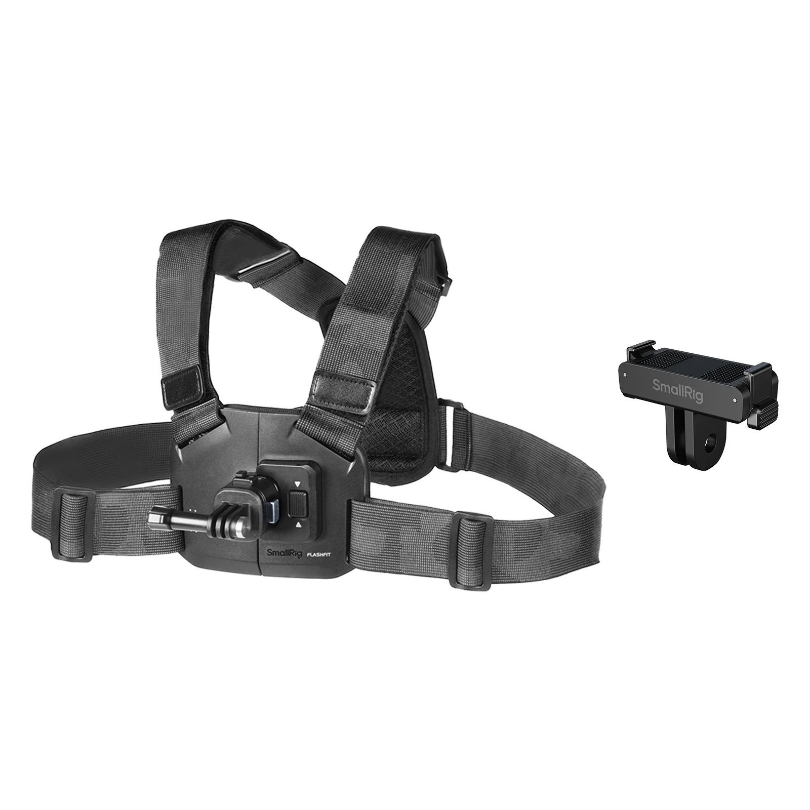 SmallRig Borstbevestiging voor DJI Osmo Action 6 / Nano voor Actiecamera's met Standaard Twee-Punts Bevestiging met Quick Release Adapter Bevestiging
