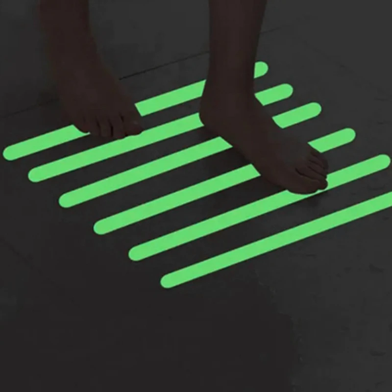 Luminous Anti-Skid Strip Bathtub Waterproof Safety Strips Stair Sticker Non Slip Adhesive Tape For Shower Floor