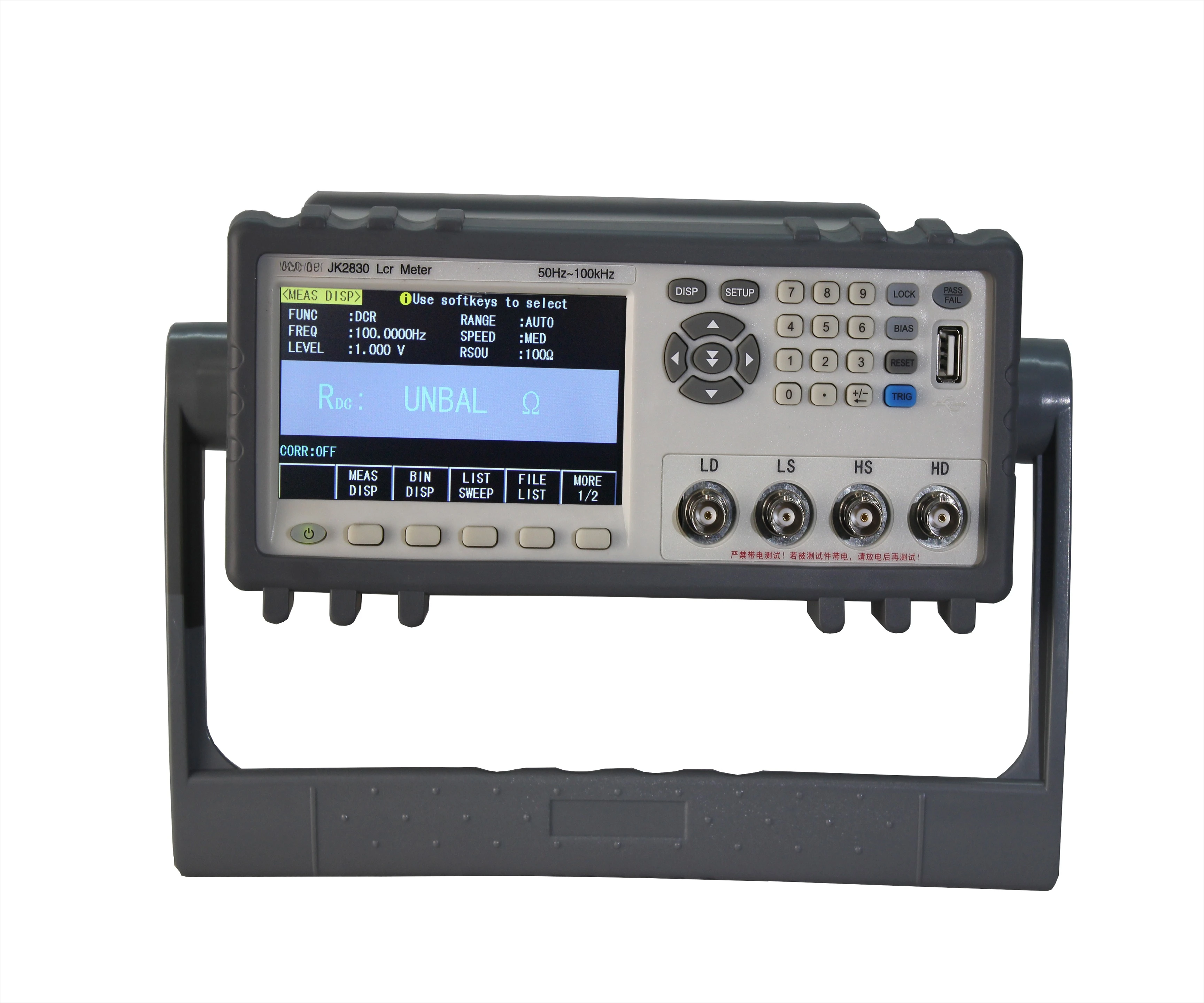 

Digital LCR Instrument 20Hz-200kHz Test Frequency 4.3 Inch Thin Film Transistor Liquid Crystal Display LCR Instrument
