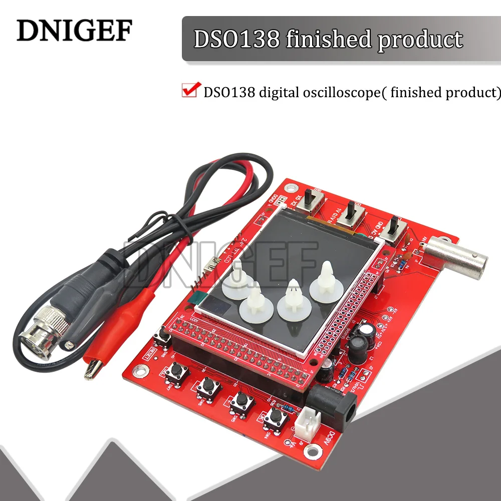 DSO138 Oscilloscope Open Source STM 13802 Band Number Display Handheld Pocket Oscilloscope Finished Product X-0.15