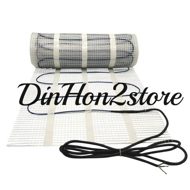 Durable220V Width 50cm*2m  Floor Heating System Electric Geothermal Heating Mat, Full Set of Household Equipment Floor Heating 7