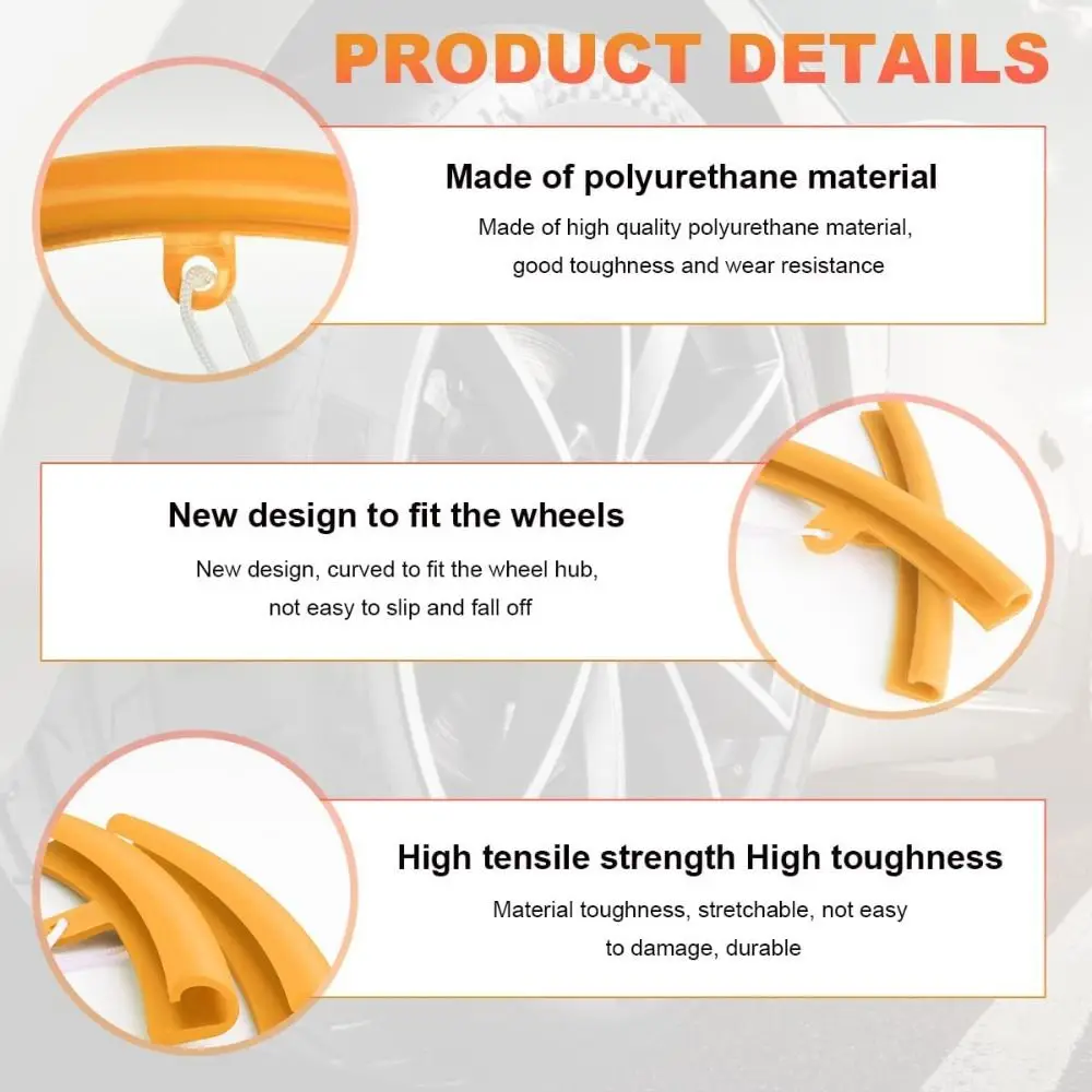 NEW Wear-resistance Wheel Rim Protectors Durable Anti-Scratch Tire Changing Tools Universal Wheel Guard Rings Wheel Maintenance