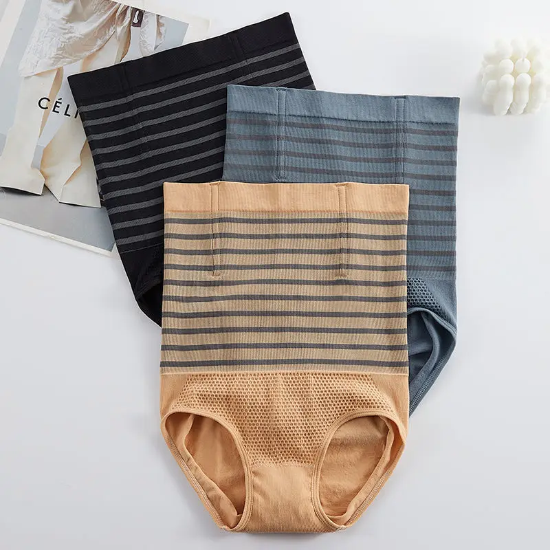 High Waist Breathable Shaping Panty Belly Band Abdominal Compression Corset Slimming Body Shaper Butt Lifter Seamless Panties image 4