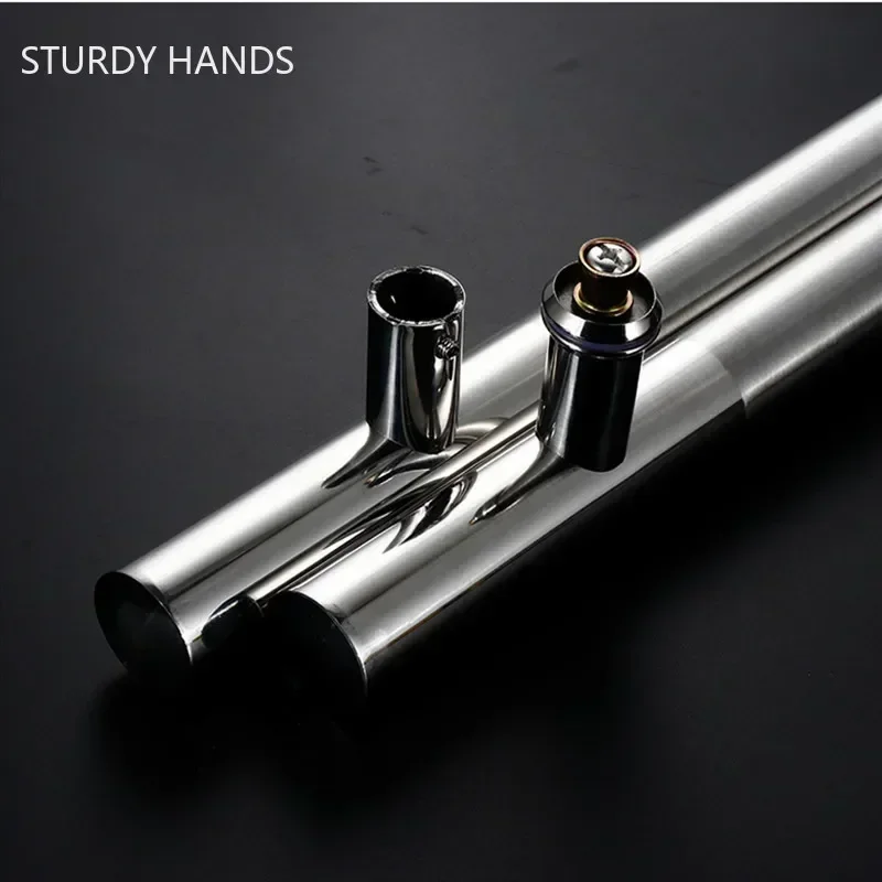 Thick Glass Door Handle Stainless Steel Handle Bathroom Sliding Door Knobs and Pulls Door Handles for Interior Doors Hardware