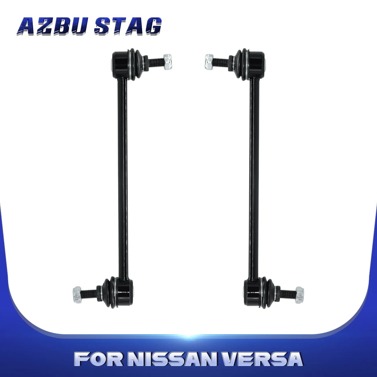 AzbuStag 2Pcs Front Sway Bar End Link Suspension Kit for Nissan Versa Micra Cube 2007 2008 2009 2010 2011 2012-2019