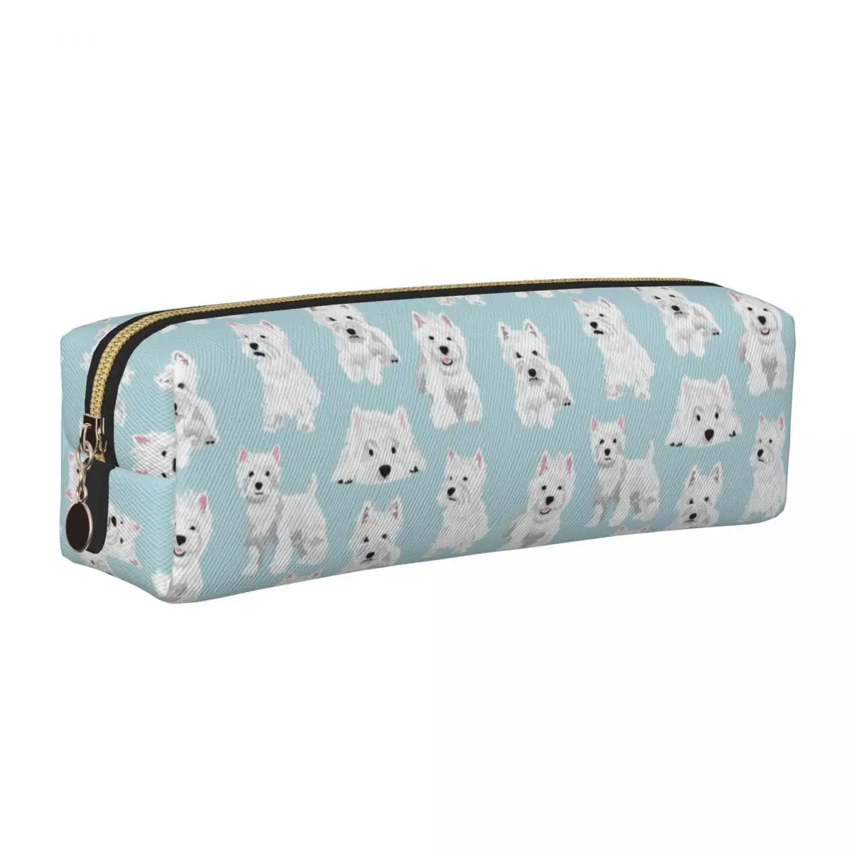 

Westie милый щенок пенал Вест-хайленд-терьер собака коробка для ручек сумка для студентов большая вместимость школьные принадлежности подарки пенал