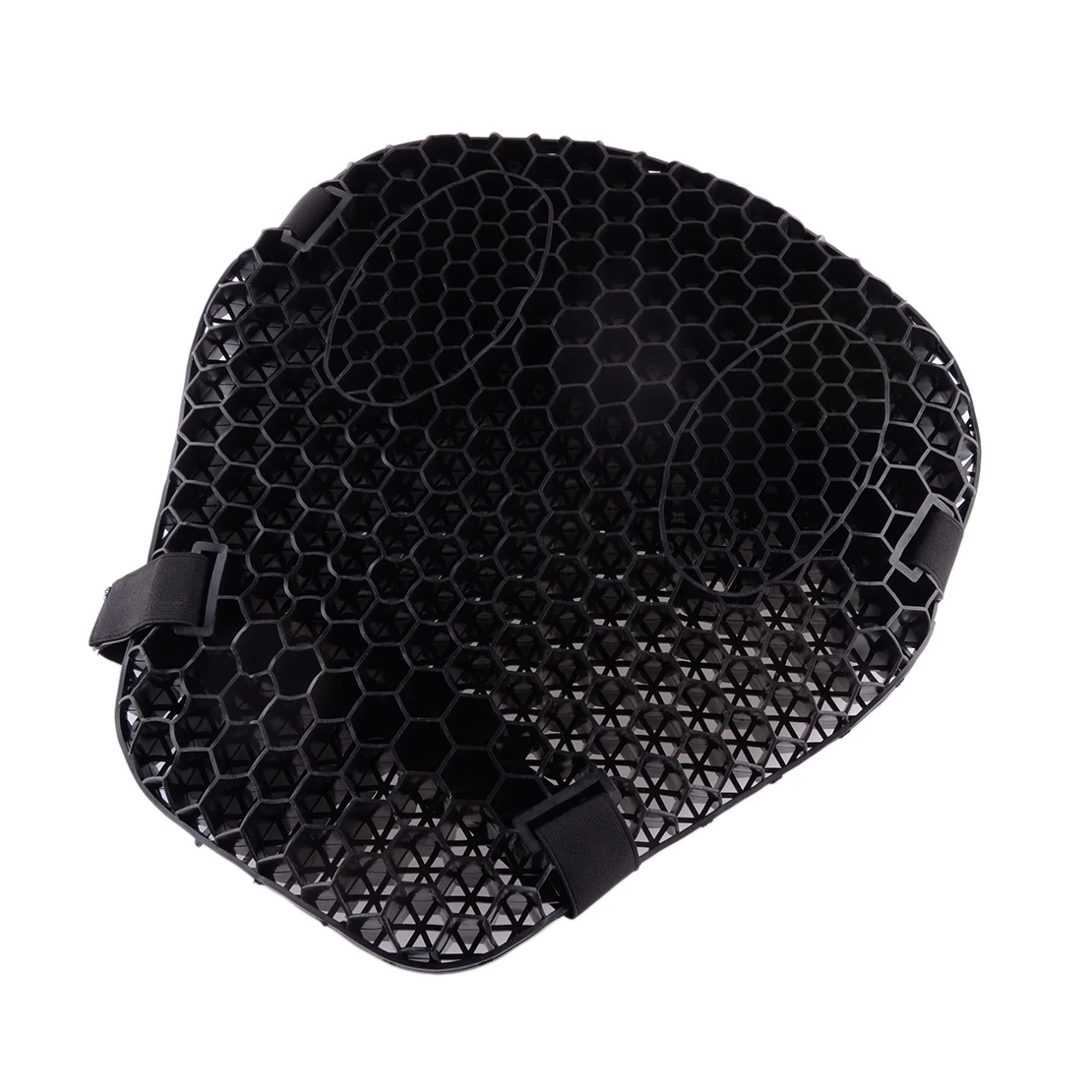 Motorcycle Comfort TPE Seat Cushion 3D Hollow Honeycomb Pillow Pad Cover Decompression Breathable