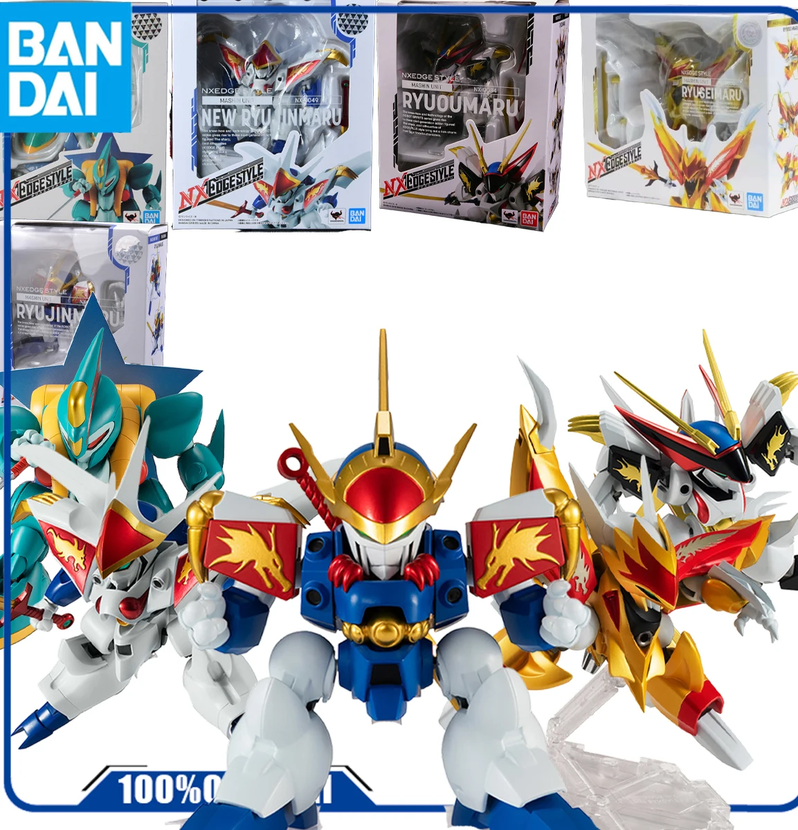 

Bandai Genuine /OriginaL NX EDGE STYLE REGULAR RYUJINMARU Action Figure Toys For Boys /Girls /Kids /Christmas Gift Collect