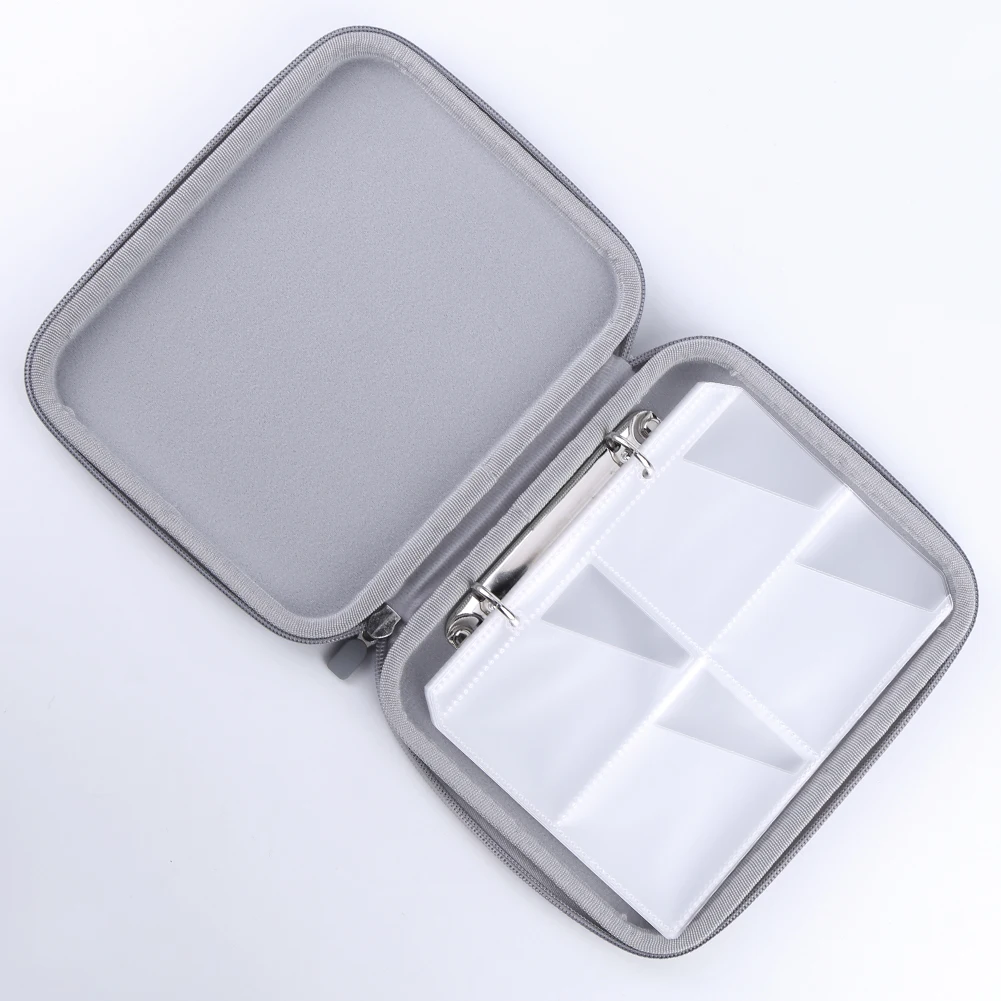 カードホルダー ジッパー & 80 ポケット付き ソフトポータブルフォルダー カードバインダーホルダー Yoto カード用 ミニオーディオブックカード