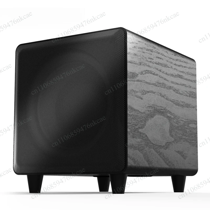 Wooden 300-watt Active Subwoofer, 10-inch Subwoofer Speaker, Home Theater Heavy Subwoofer Speaker