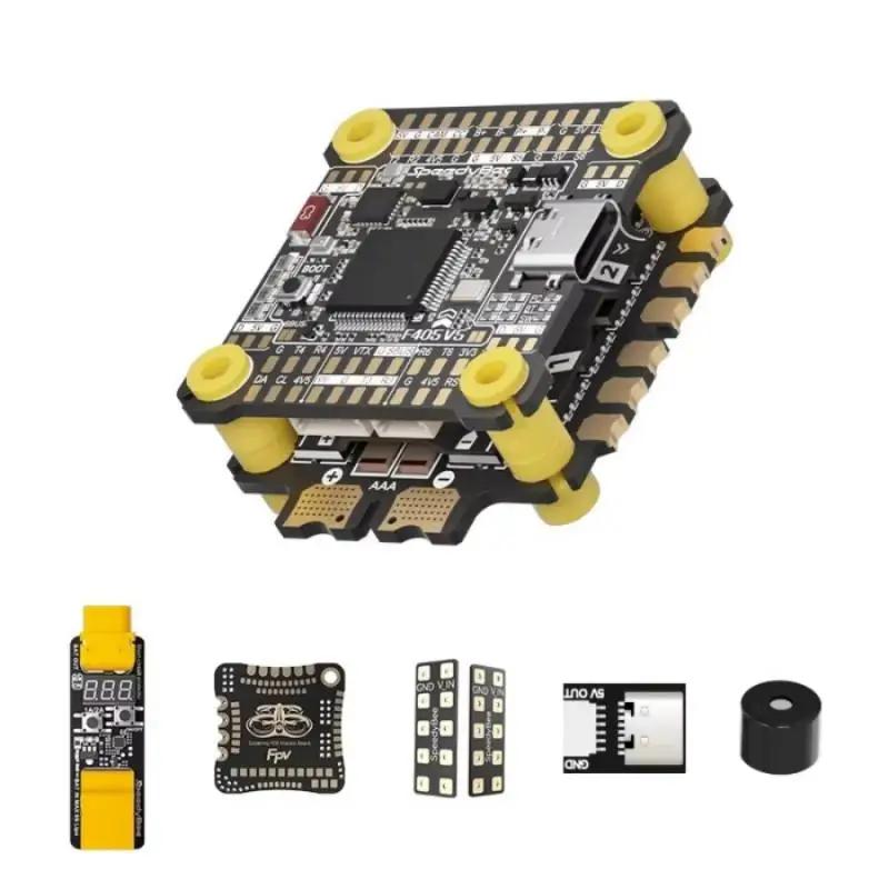 

SpeedyBee F405 V5 OX32 55A 30x30 FC&ESC Stack for Model Aircraft Electronic Speed Controller Stack