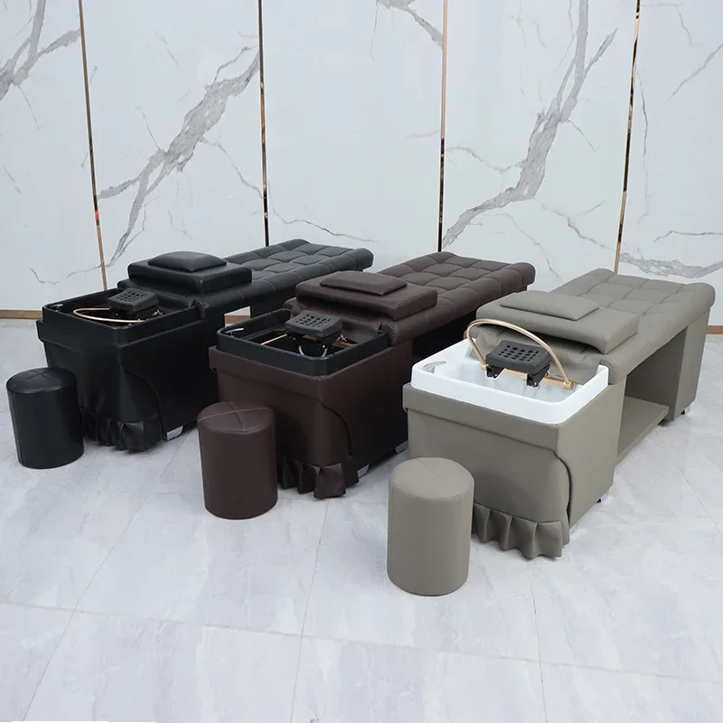 Shampoo bed, beauty salon, hair salon, Thai style massage water circulation, head treatment, flushing, fumigation