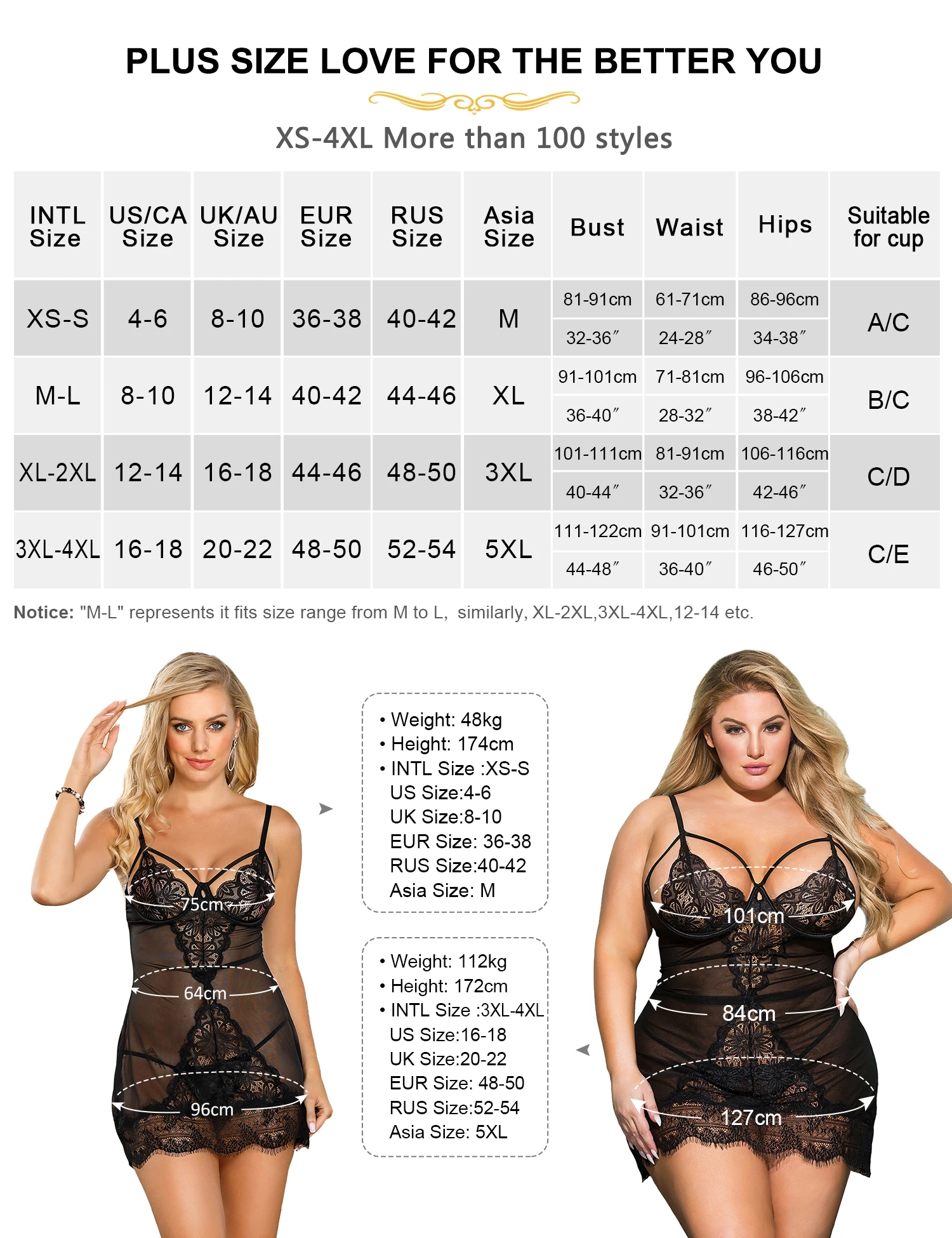 Ohyeahlady Floral Lace Women\'s Nightgown Solid Black Sheer Mesh Transparent Sleepwear Mini Dress Big Size Sexy Babydoll Lingerie