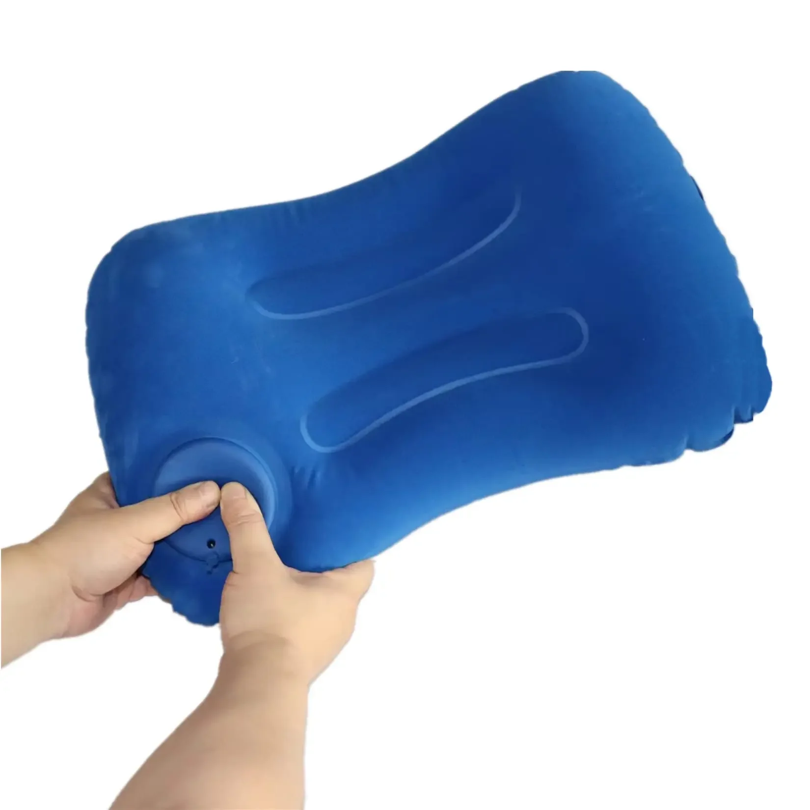 Portable Comfortable Inflatable Pillow, Camping Pillow, Pool Pillow, Ultra Soft Car Pillow for Neck and Lumbar Support