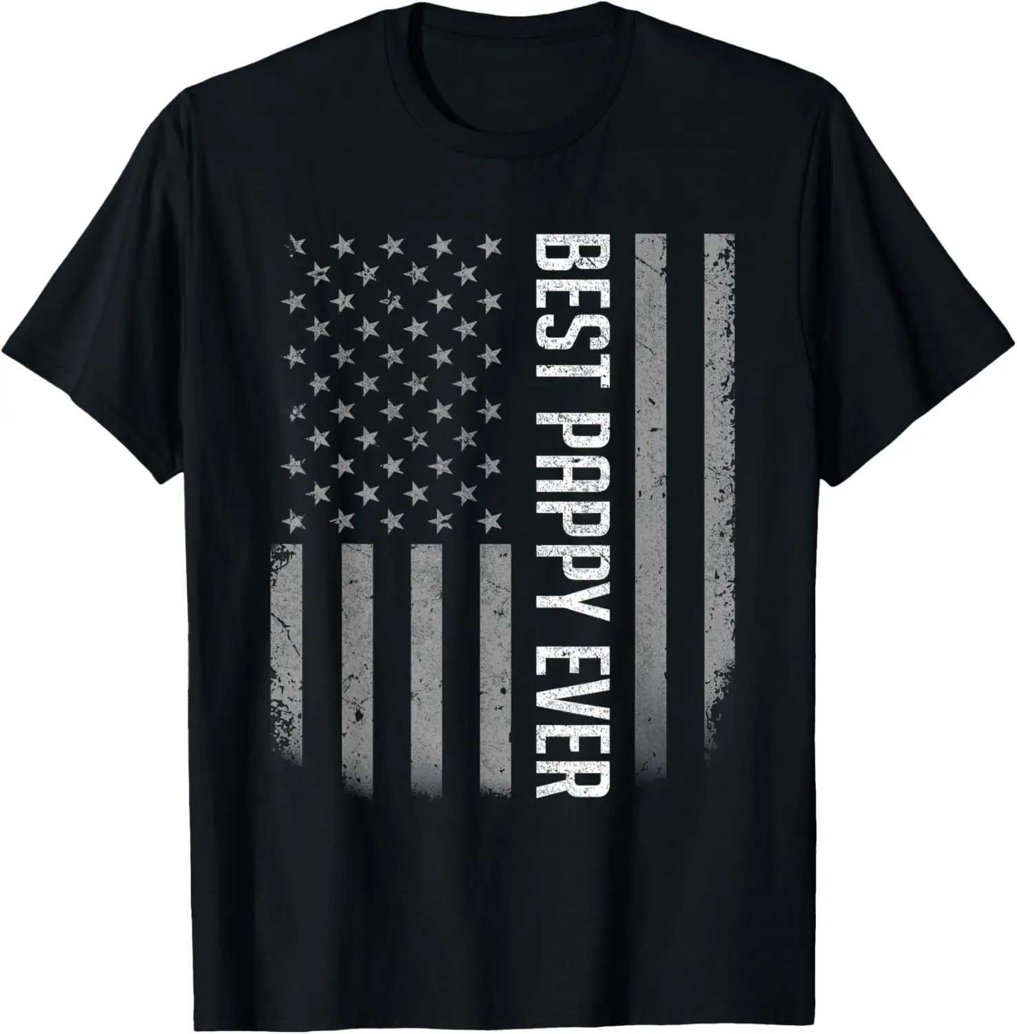 American Flag Dad Shirt Gift For Fathers day Best Pappy Ever T-Shirt