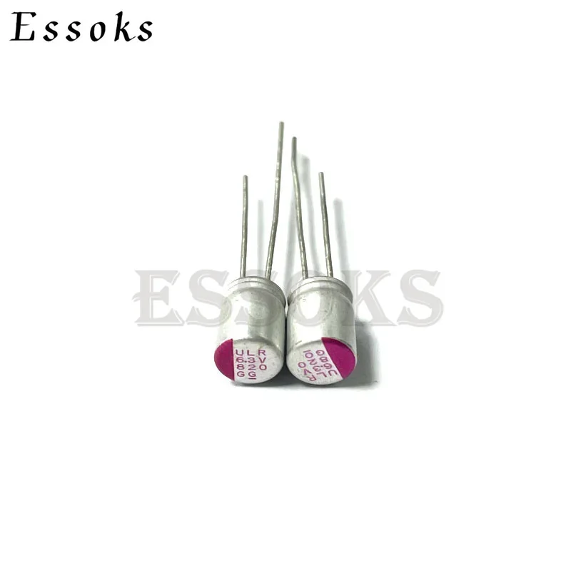 10pcs 6.3V 820uF 6X9 8X8 8X12 10X12 mm Super Low ESR 6.3V820uF For Motherboard Solid Capacitor Capacitors