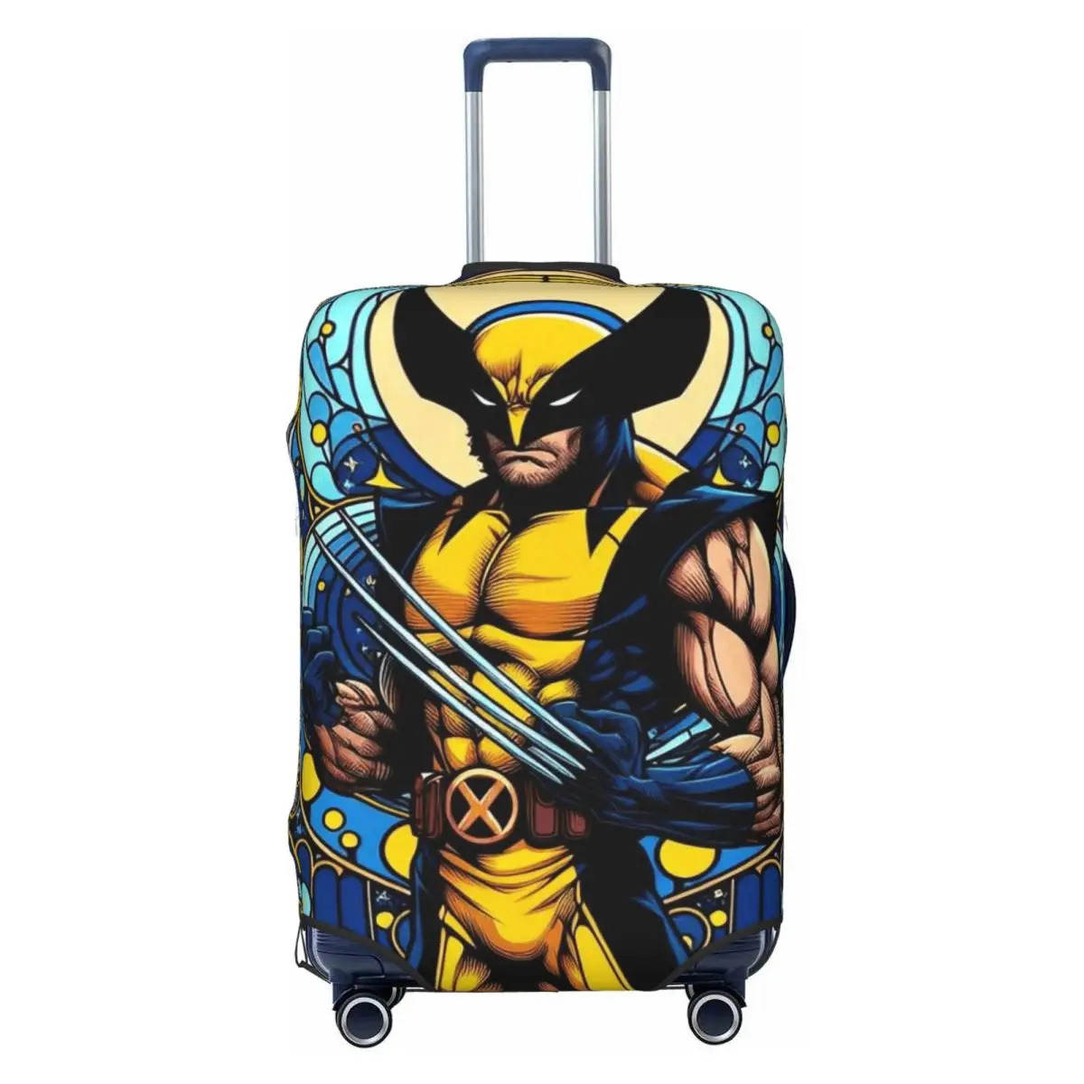 

Custom W-Wolverine Movie Luggage Cover Elastic Travel Suitcase Protective Covers Fits 18-32 Inch