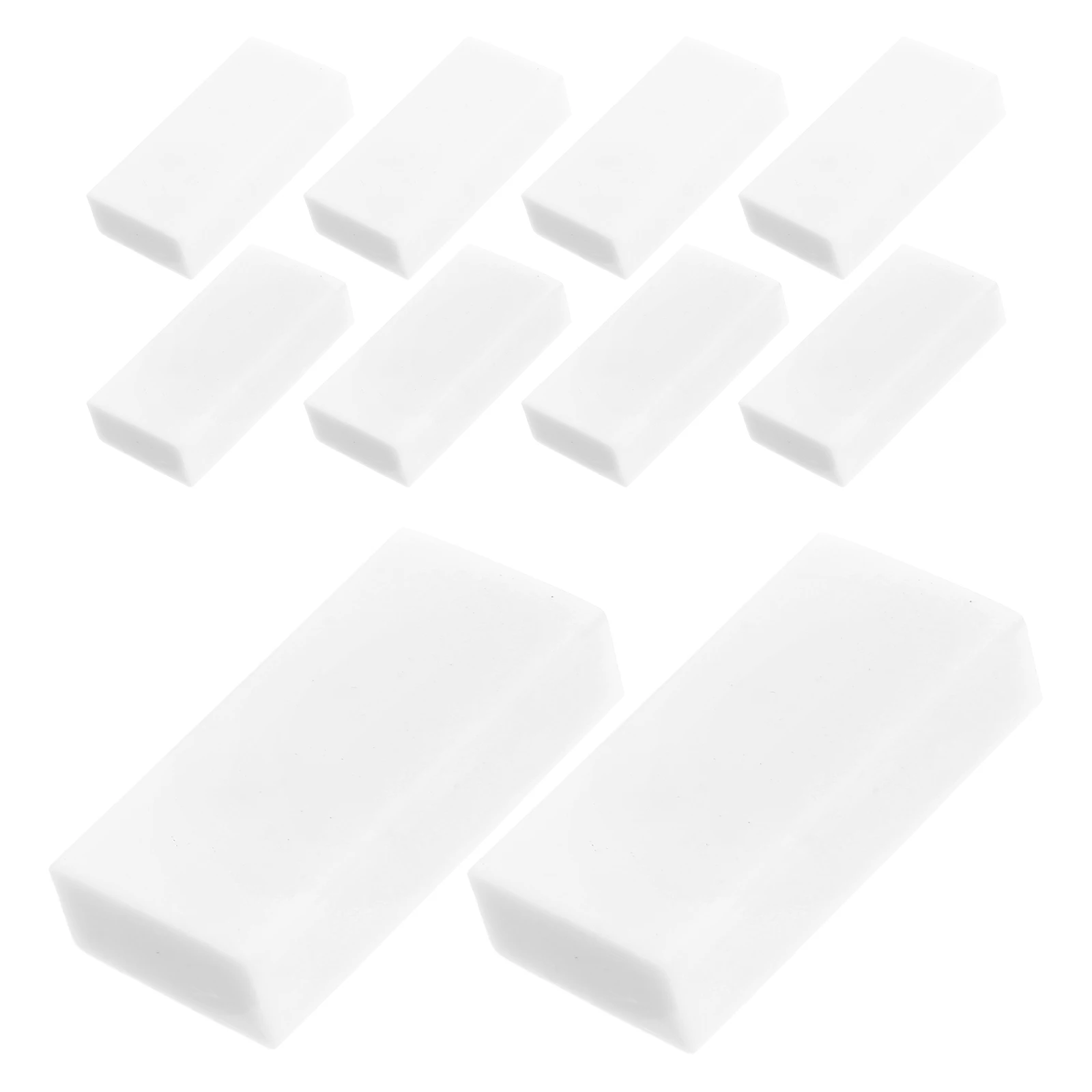 

20pcs White Erasers for School Artists Students Versatile Effective Skill Development Secure Grip Rectangular Block Shape Small