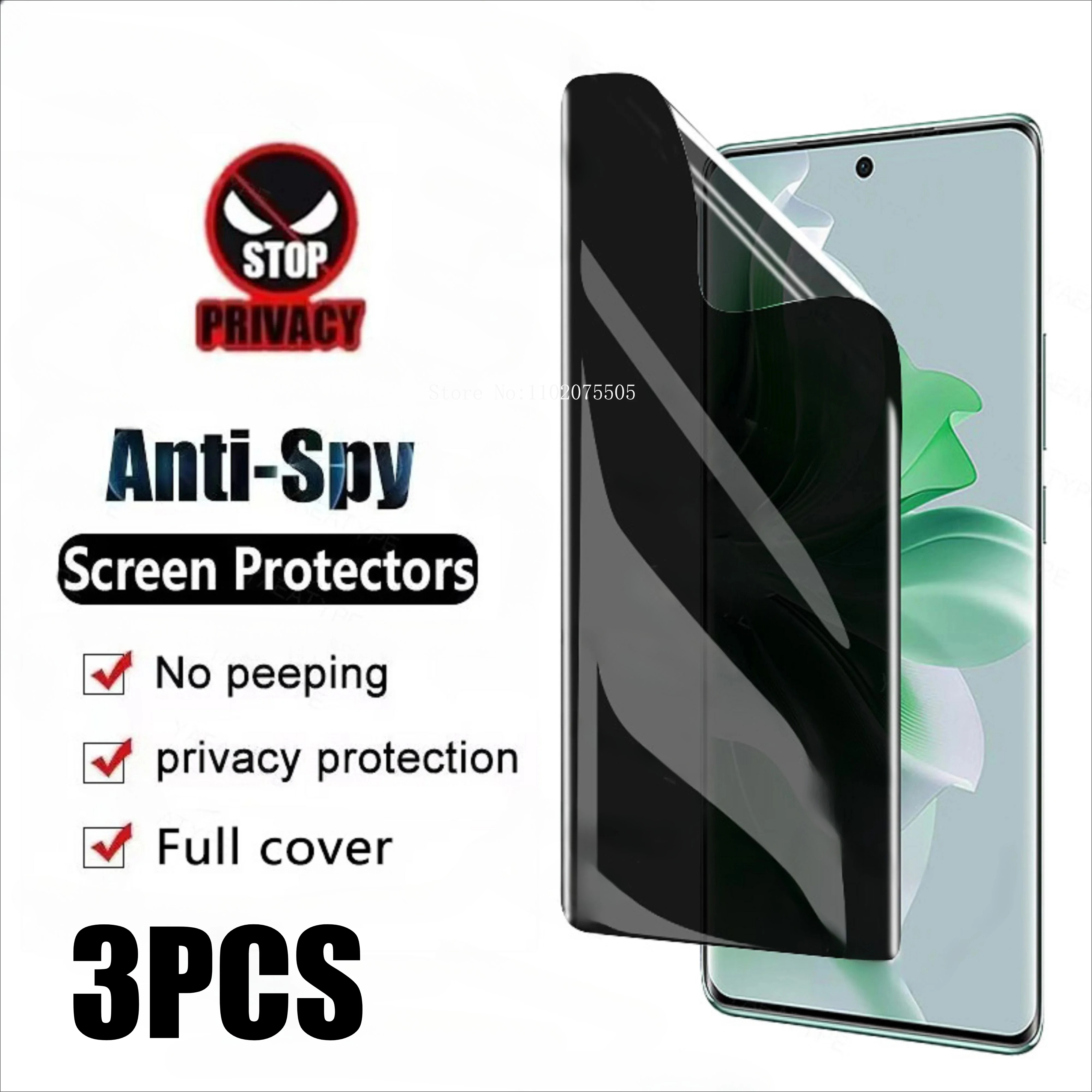 Film Hydrogel de confidentialit�, protecteur d'�cran Anti-espion pour Huawei P40 P20 P30 Lite P40 P30 Pro pour HUAWEI Pura 80 Ultra Pura 80 Pro +
