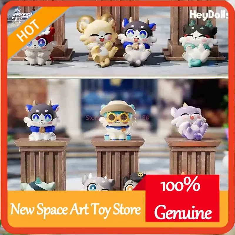 Mihoyo Honkai Star Rail Aowu Series Chimera Mini Bean صندوق أعمى قابل للجمع حقيبة ألعاب مزخرفة عصرية هدية لطيفة لمحبي