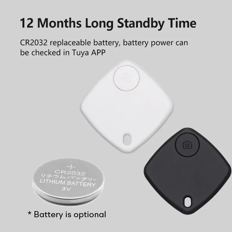 Wireless Bluetooth Tracker Smart Tag Anti Lost Alarm Suitcase Key Pet Finder Phone Two way Search Location Record Stuff