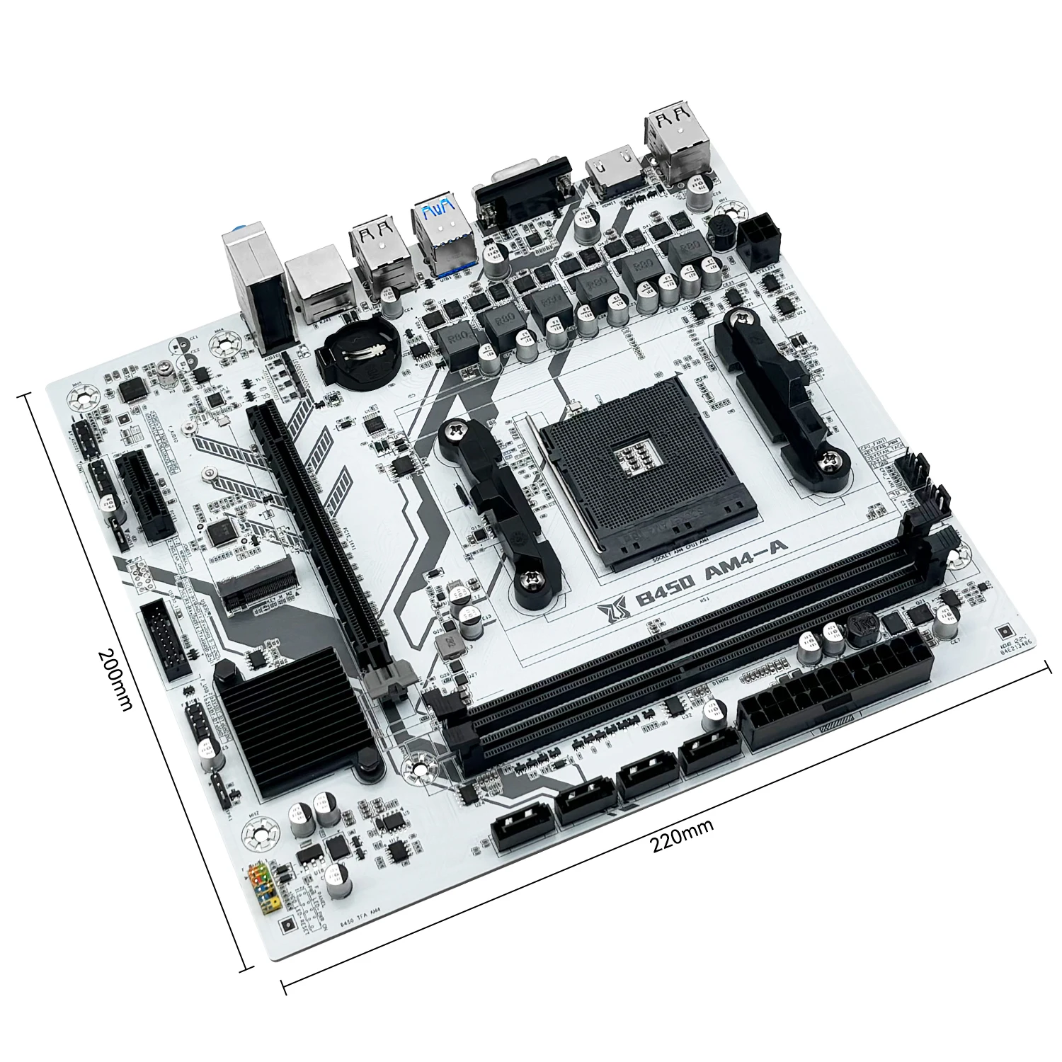 MACHINIST B450 AM4 Motherboard AMD CPU Processor Dual-channel DDR4 Memory Mainboard M.2 NVME (Supports Ryzen 5500 5600 5600G CPU) image 4