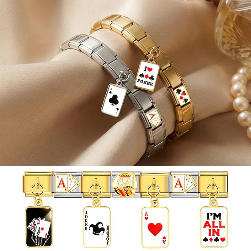 Новый-дизайнерский-итальянский-кулон-шарм-серии-poker-подвеска-Джокер-подходит-для-браслетов-9-мм-для-женщин-и-мужчин-из-нержавеющей-стали-для-самостоятельного-изготовления-украшений-подарок