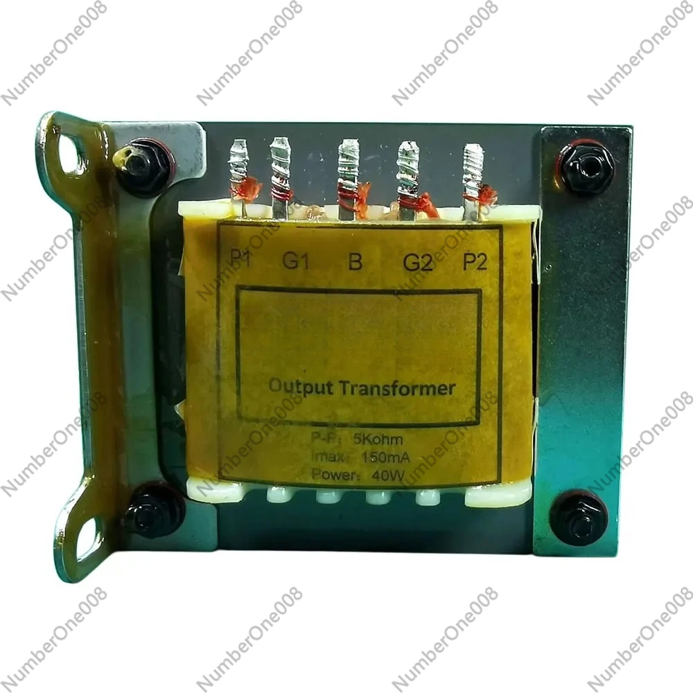 1 Pair 40W 5K Push-Pull Output Transformer for EL84, EL34, 6L6, 6P3P Parallel Push-Pull Tube Amplifier Hi-Fi