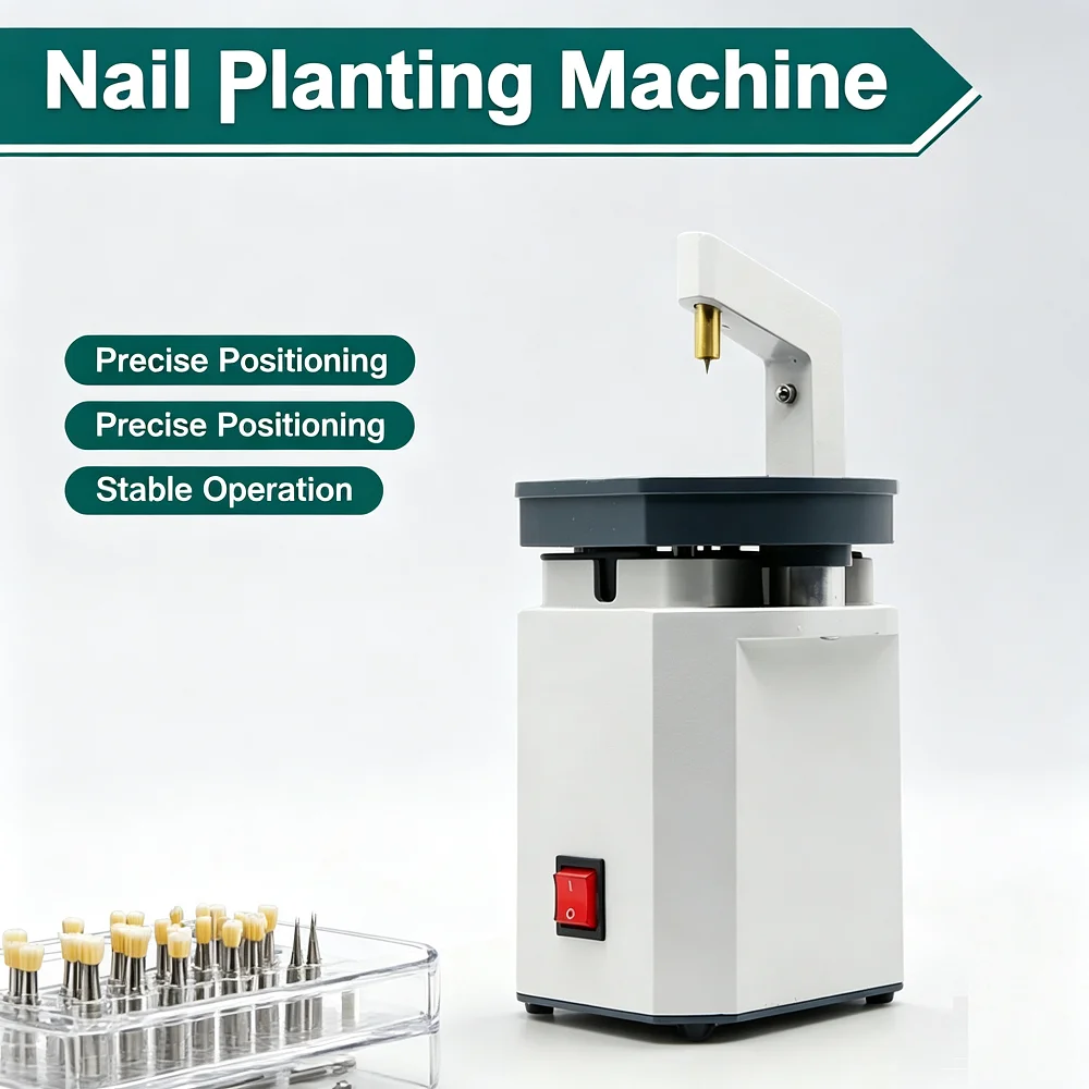 80W Dental Nail Plating Machine With Laser Positioning, Dental Lab Gypsum Model Pin Planting Equipment Low Noise High Efficiency