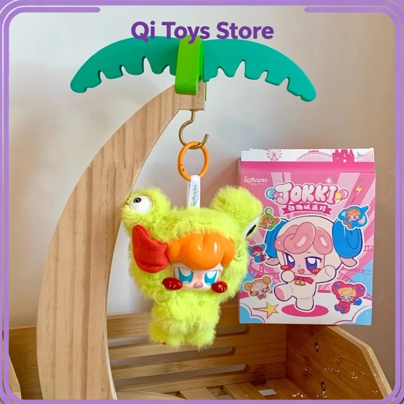 

Серия Jokki Animal City Party: Коллекционная плюшевая фигурка Jokki в закрытой коробке, мягкая игрушка-сюрприз, декор для стола, подарок на день рождения