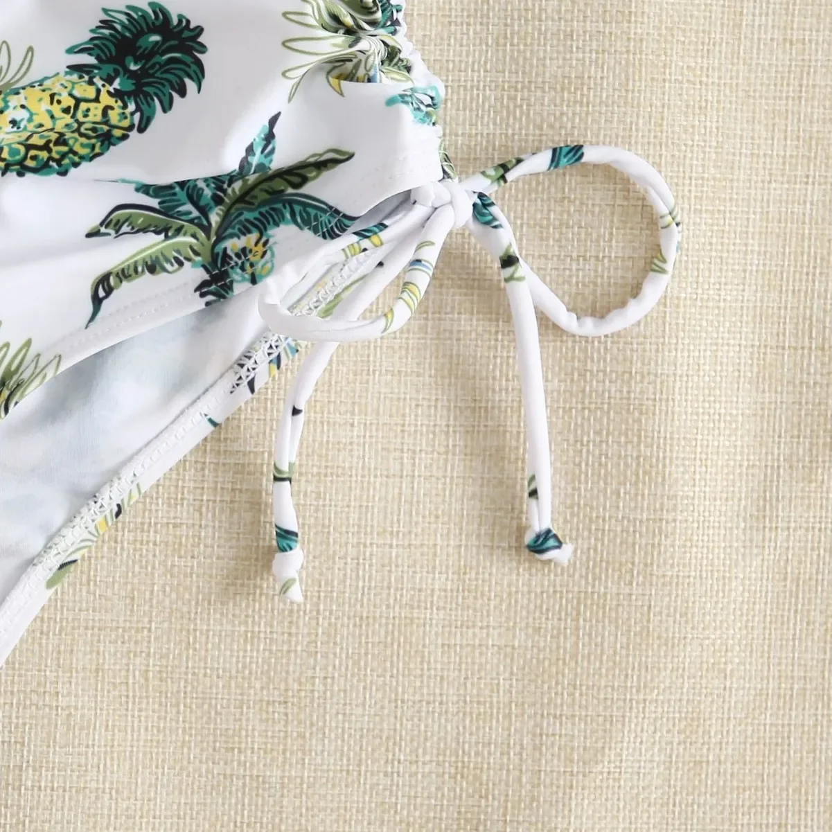 Maillot de bain deux pièces dos nu, Bikini croisé, Style frais, élégant, Design Simple, pour femme, de chine continentale, nouvelle collection 2025