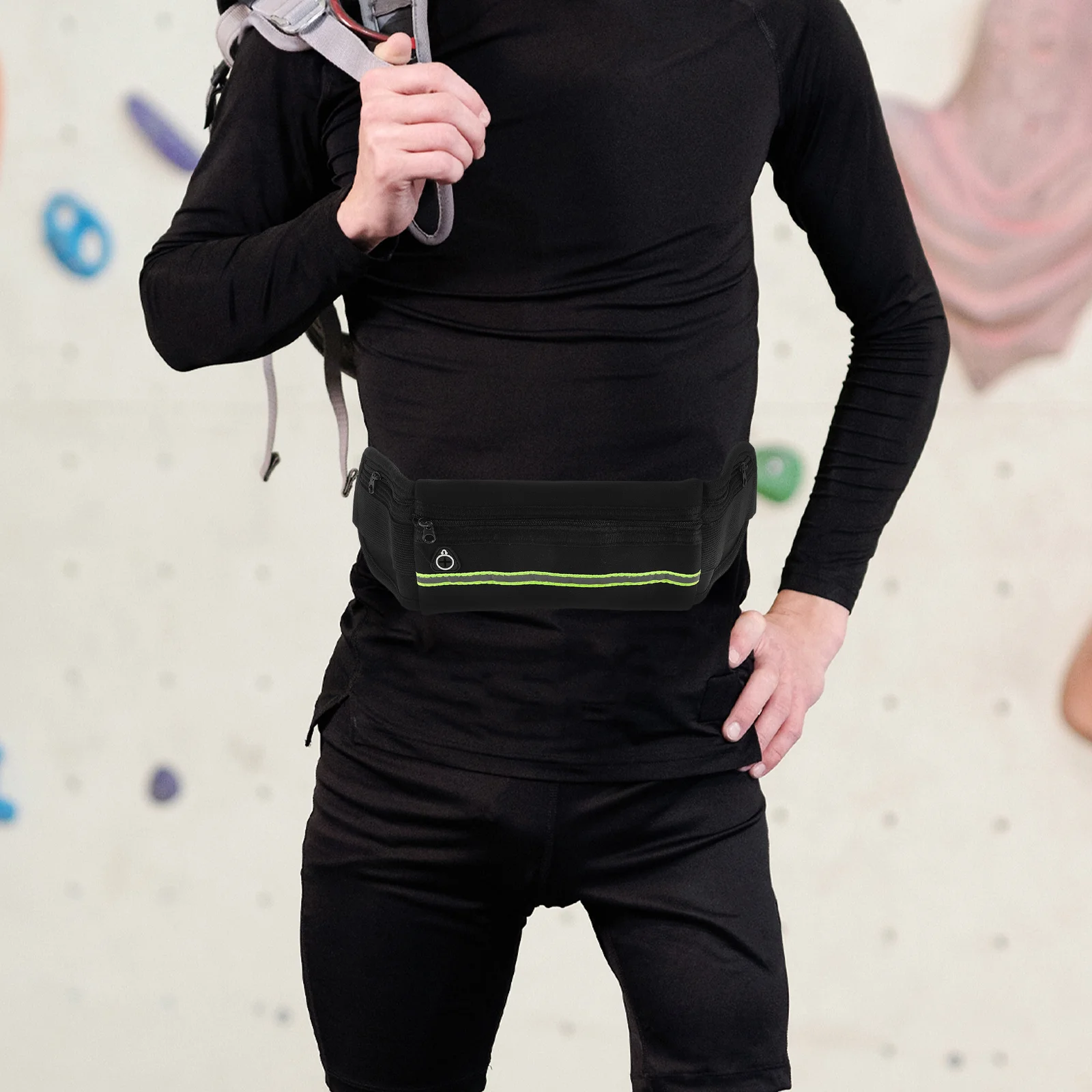 

Waist Pack for Running and Hiking Waterproof Phone Holder Belt Fitness Sports Pouch Lightweight Neoprene Anti Theft Running