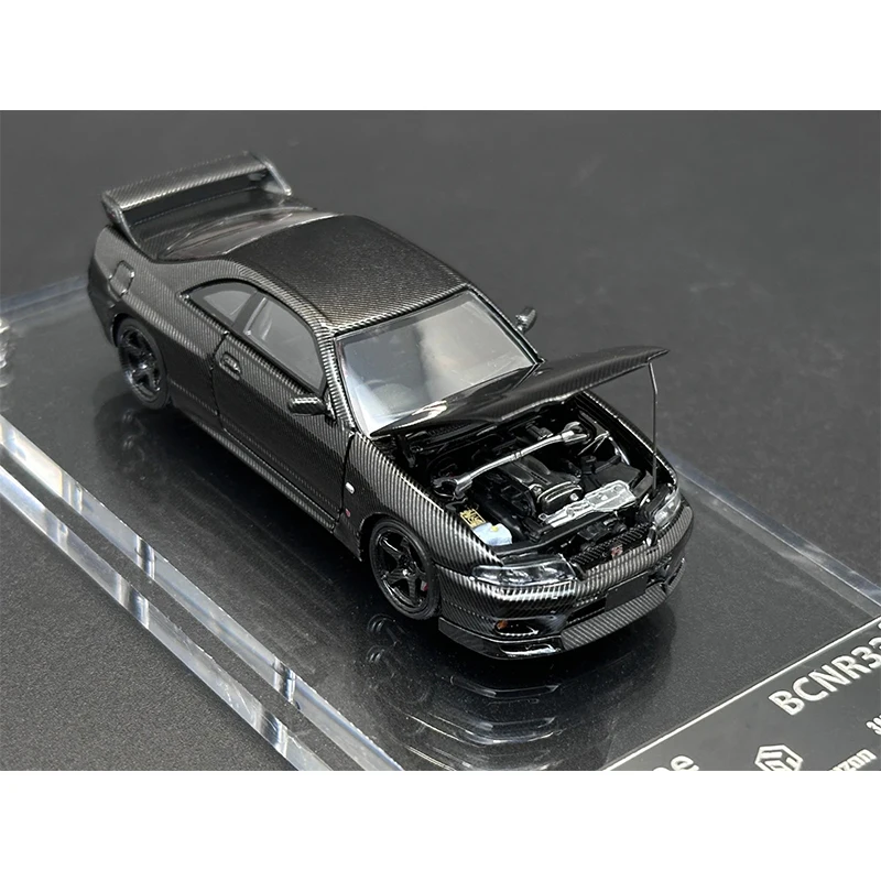 FH In Stock 1:64 Skyline GTR R33 BCNR33 R32 S Tune Carbon Black