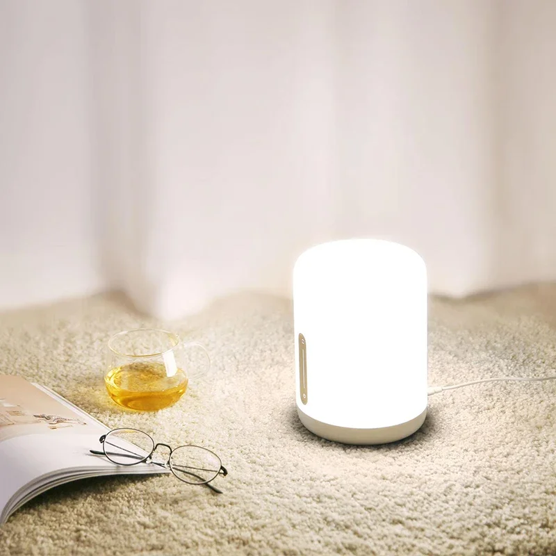 Xiaomi Mijia Bedside Lamp 2 Smart Table LED Night Light Colorful 400 Lumens Bluetooth WiFi Touch Control for Apple HomeKit Siri