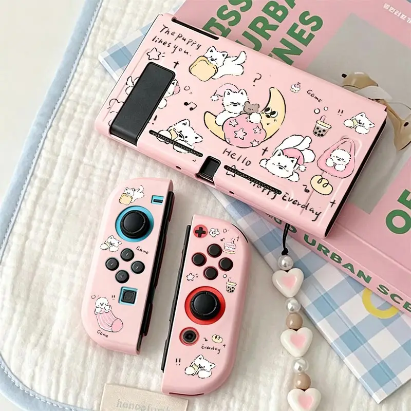 Anti-Falling Soft Shell Cover Anti-Scratch Shell Protector TPU Split Protective Case for Nintendo Switch NS Game Console