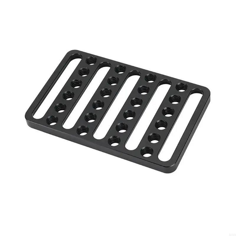 X6HA Professional Cheese Plate for DSLR Camera Cages Standard 1/4-20 Thread Holes