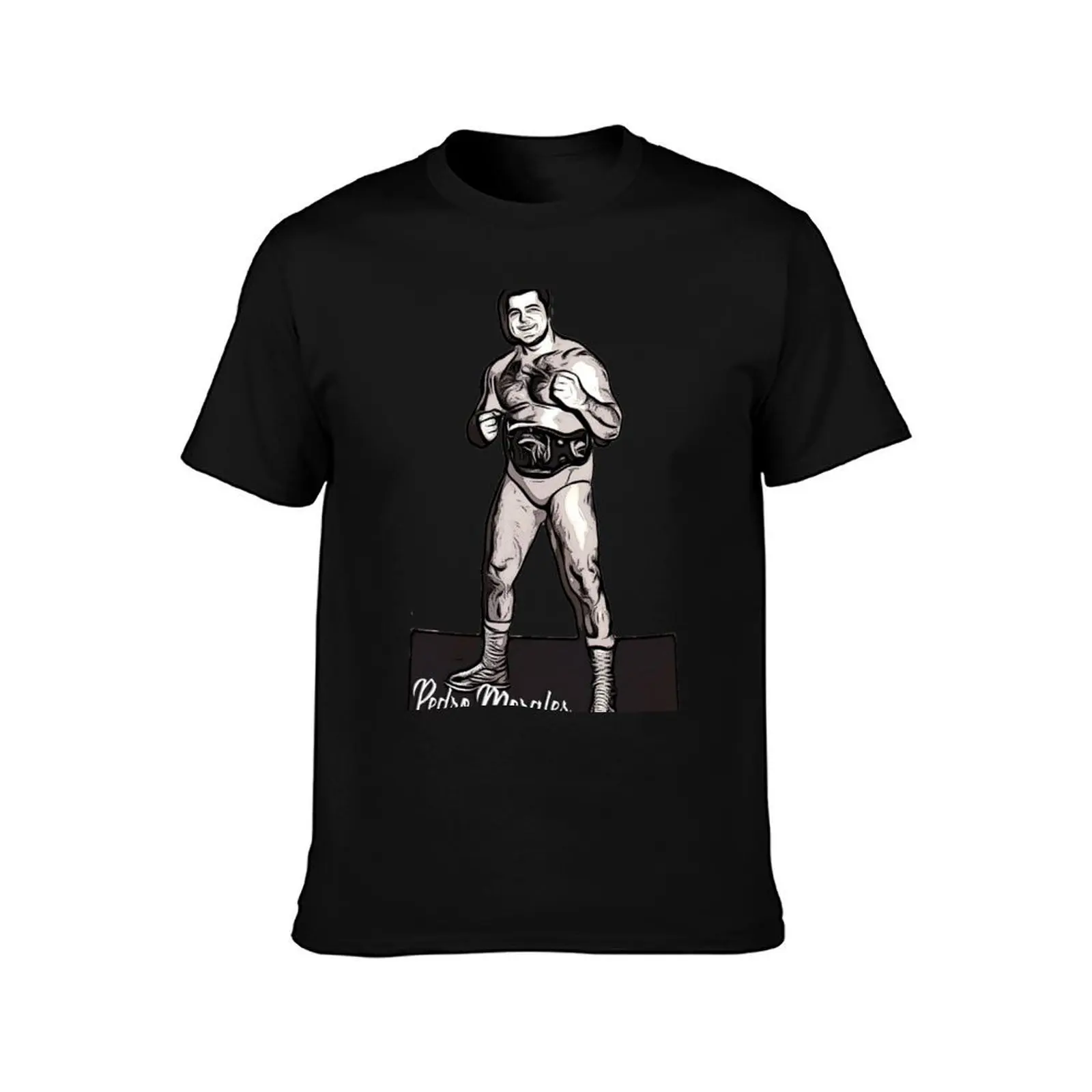 Pedro Morales T-Shirt Modern Print Casual T-Shirt