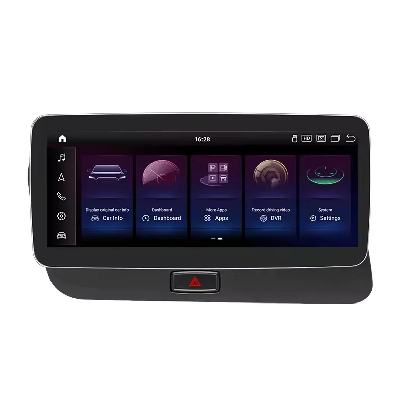 10.25&12.3Inch Android Car Radio Dual System 8core Multimedia Player For Audi Q5 2009-2017 Carplay Touch Screen Stereo