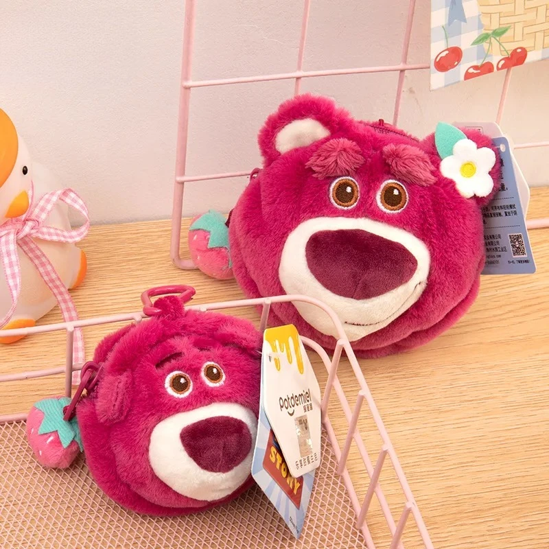 

New Potdemiel Zero Wallet Lotso Plush Pendant Backpack Decoration Cute Cartoon Accessories, Student Couple Festival Gift
