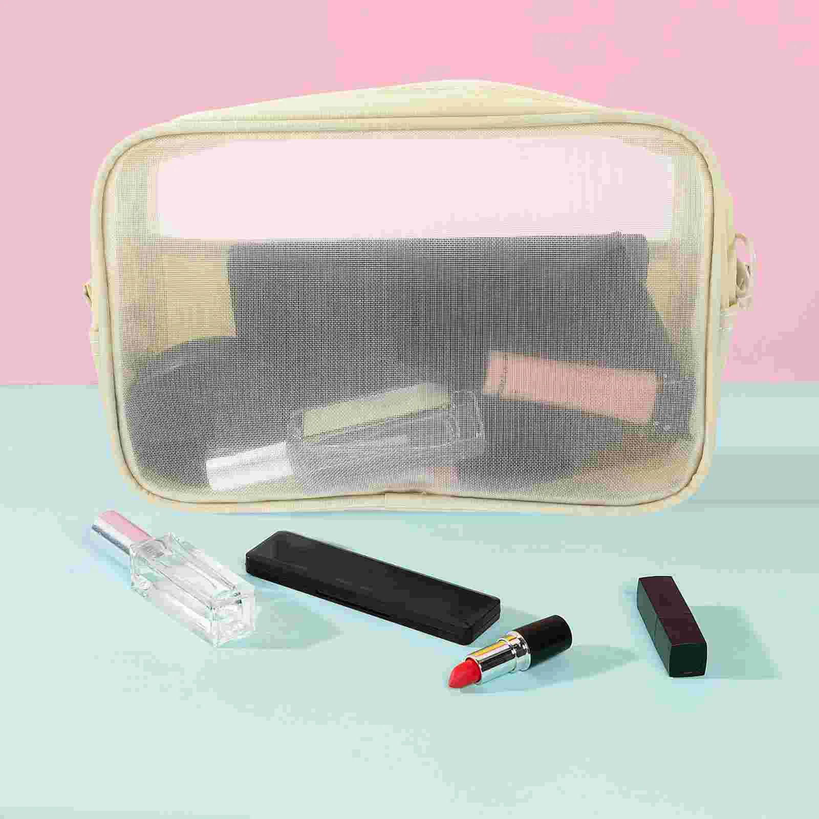 

3 Pcs Portable Storage Bag Make up for Women Vanity Makeup Organizer Travel Pouches Cosmetics