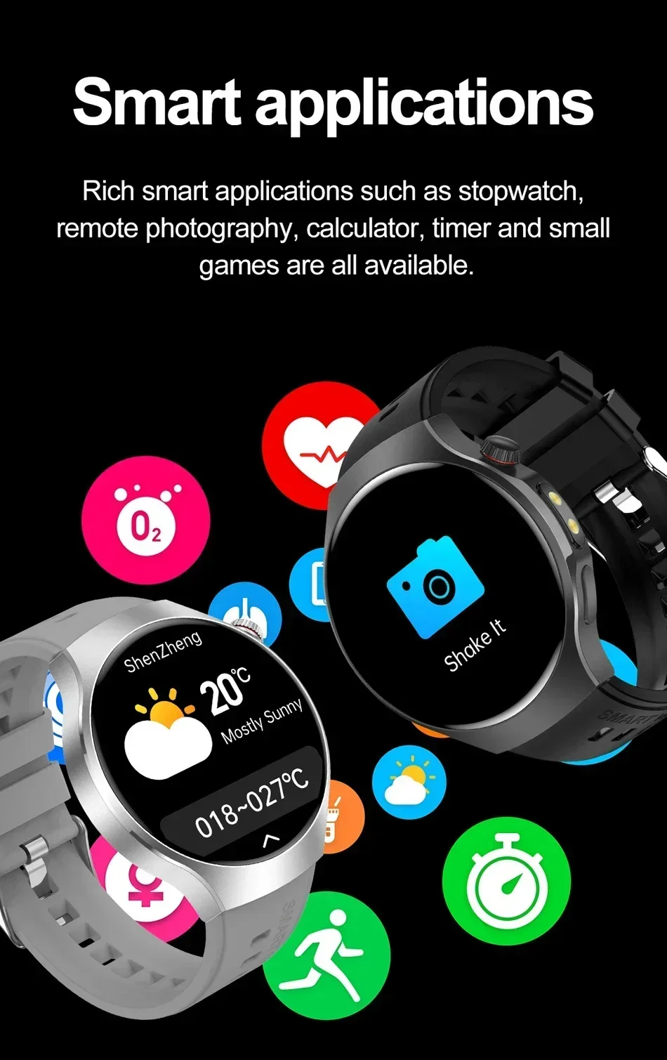 Sports Smart Watch with Bluetooth Calling, IP67 Water Resistance and 150+ Sports Modes description 24