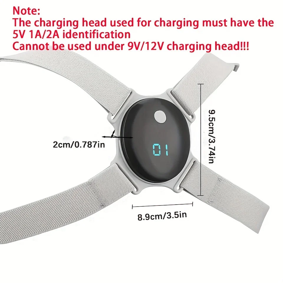Corrector de postura eléctrico inteligente, cinturón de soporte para espalda, chaleco de alineación de columna Lumbar recargable por USB para trabajadores de oficina