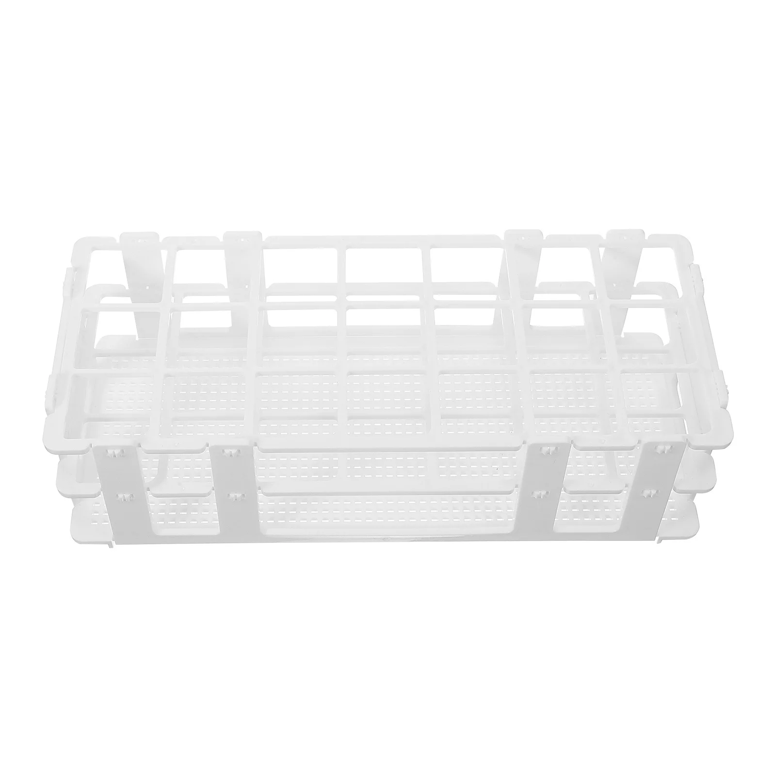 

Hydroponic Glass Tube Organizer Plastic Stand Durable Rack Transparent Display for Water Plant Tubes Home Plant Holder