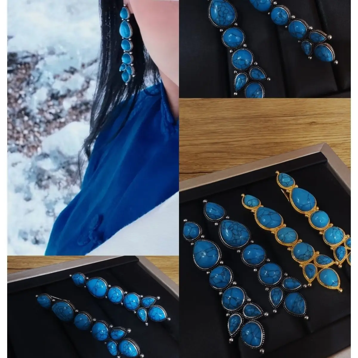 

2025 New Year Tibetan Internet celebrity jewelry Xizang Nepal gold-plated retro ethnic style