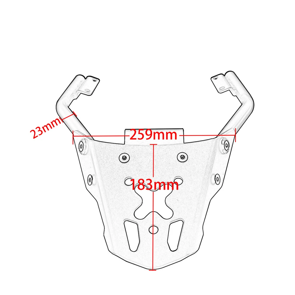 G310R estante trasero para maleta, portaequipajes, estante de soporte para BMW G 310R G310 R 2017-2024, accesorios para motocicleta