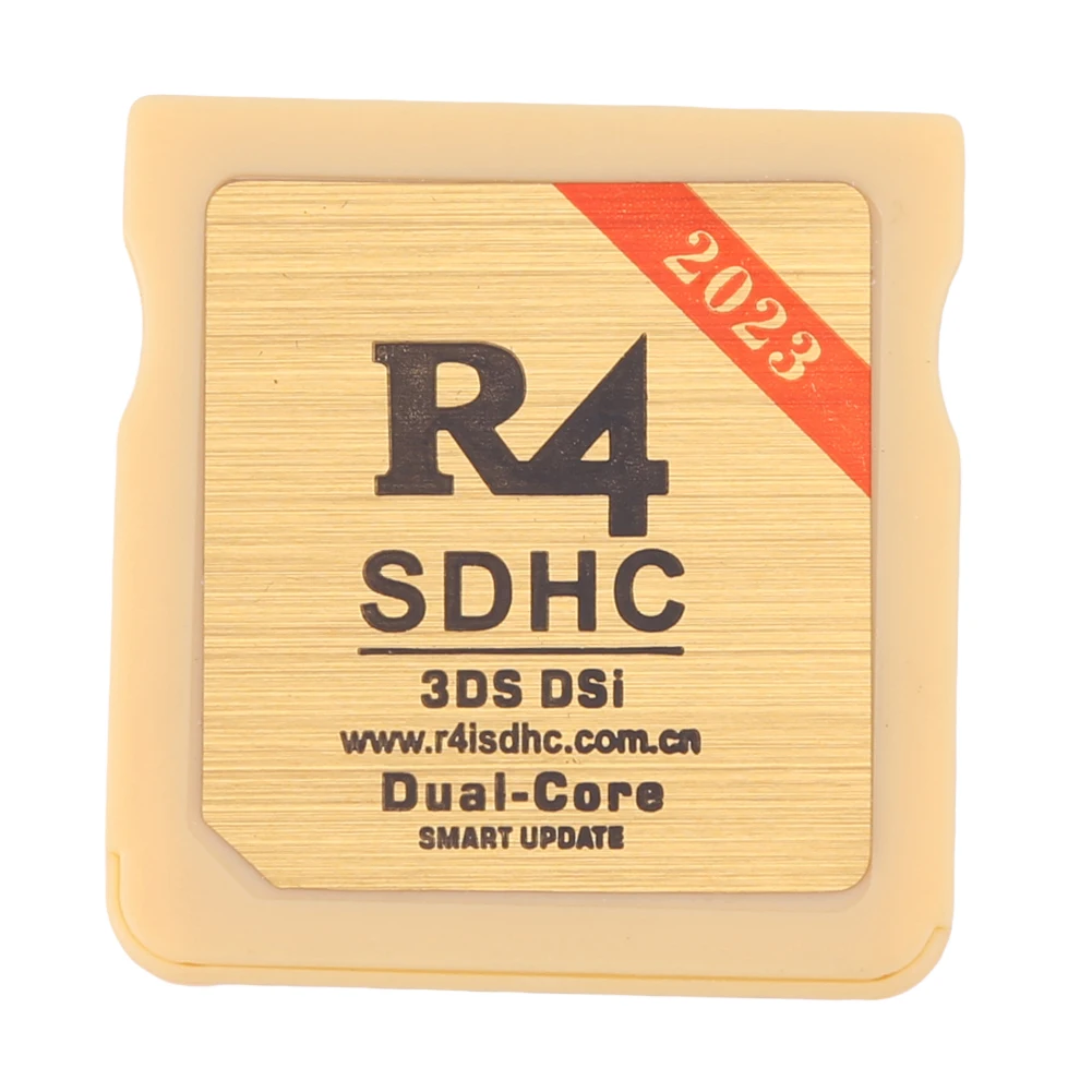 بطاقة حرق آمنة باللون الذهبي والأبيض لبطاقة الذاكرة الرقمية R4 SDHC بطاقة ألعاب الفيديو المحمولة لنينتندو 3DS