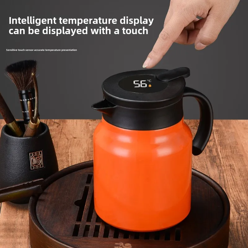 1000ML Smart Teapot 316 Stainless Steel Thermal Insulation Household  Tea Separation Stew Teapot Kettle Wholesale Tea Pot