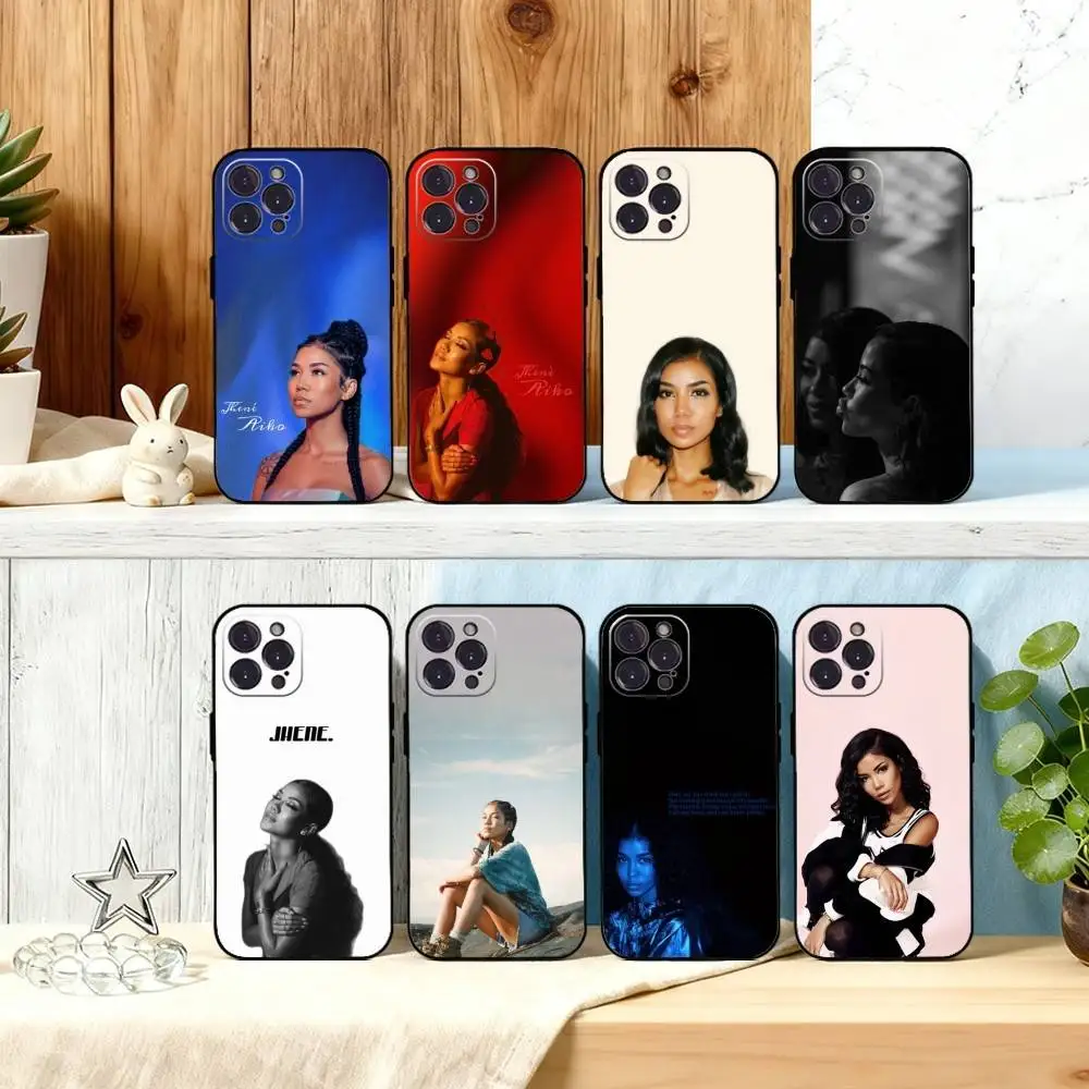 

J-Jhene Singer A-Aiko Trip Phone Case For iPhone17,16,15,14,13,12Plus,Pro Max,XS,5G Soft Silicone Black Cover